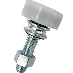 ROLDANA GUIA LATERAL EM NYLON COM ROLAMENTO PARA ALUMÍNIO