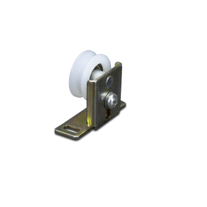 RODÍZIO CÔNCAVO DE 1 1/8” EM NYLON COM SUPORTE